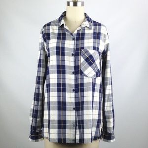 Zara Plaid Flannel Button Down Women's  Shirt